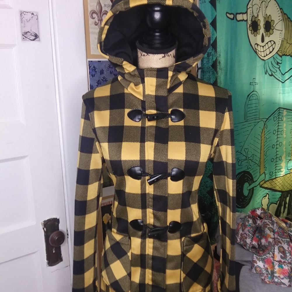 Fitted Pea Coat Style Jacket